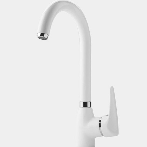 شیر ظرفشویی سیتکو مدل 625 سفید کروم Sitco 625 White Chrome Kitchen Faucet