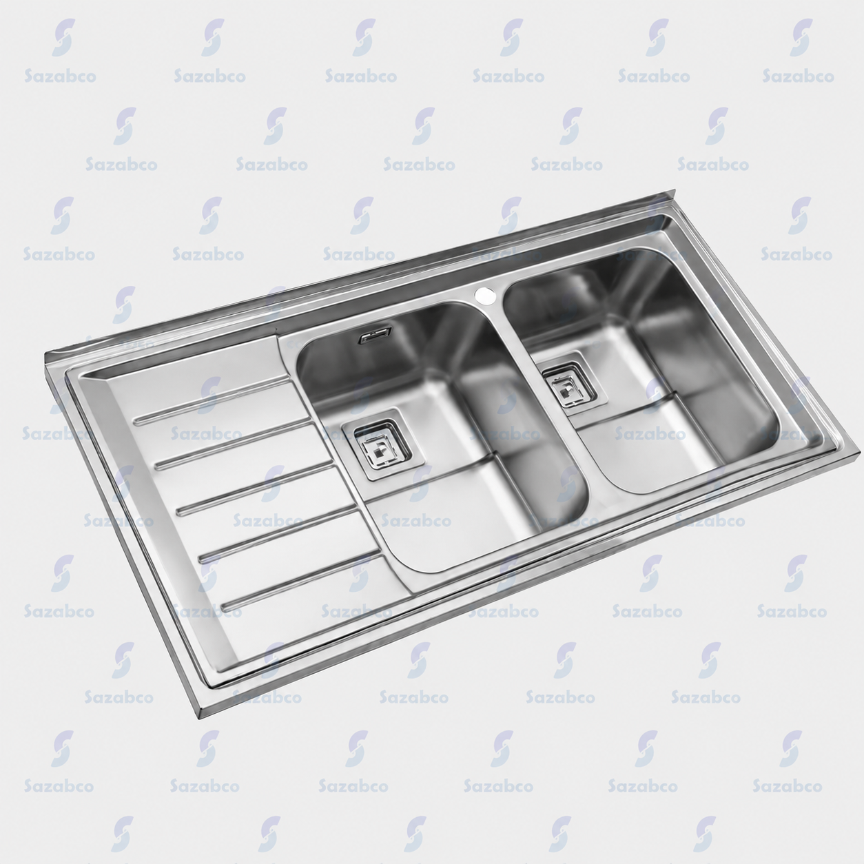 سینک توکار استیل البرز مدل ۷۳۴ | دولگنه