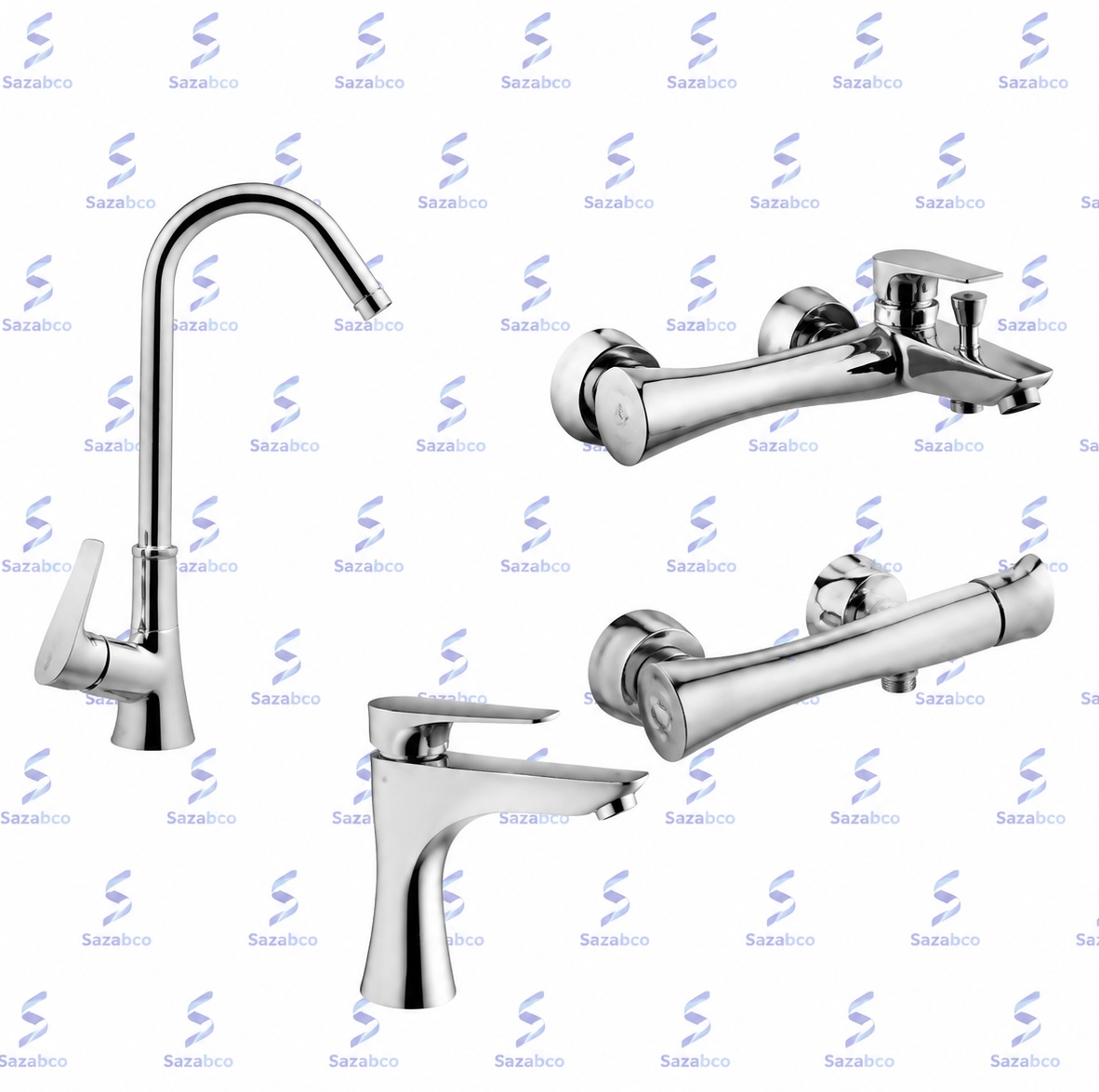 ست شیرالات اوج مدل دنیل کروم
